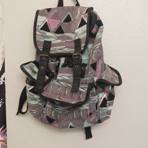 Tribal print backpack